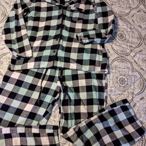 Checkered pajama set